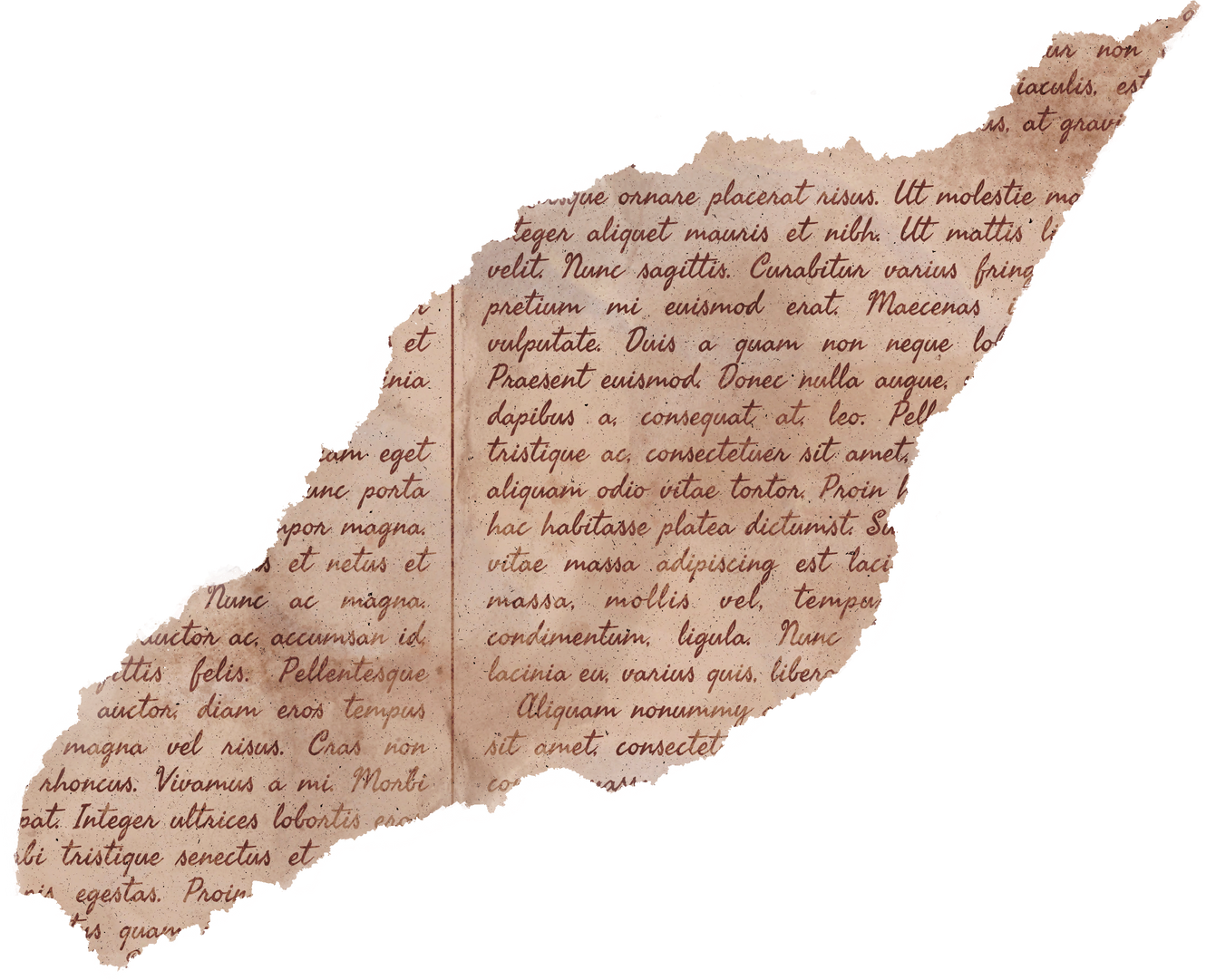 vintage scrap page paper